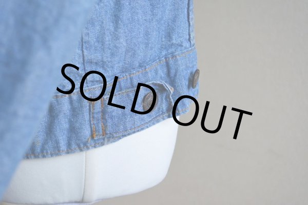 画像12: 1970s LEVI'S 70505-2415 シャンブレーGジャン  オレンジタブビッグE  表記M  (12)