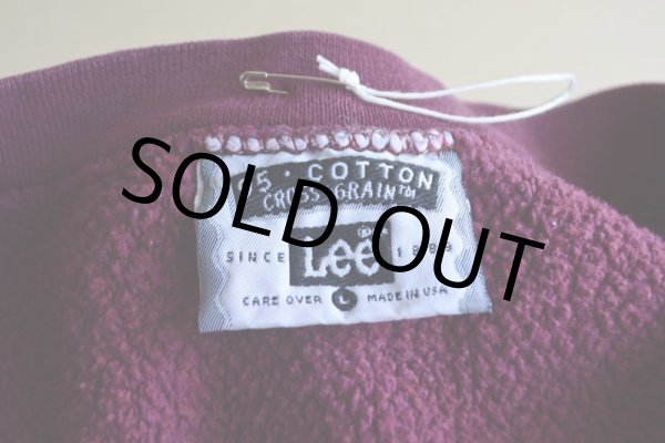 画像5: 1990s Lee CROSS GRAIN リバースウィーブスウェット  表記L  (5)