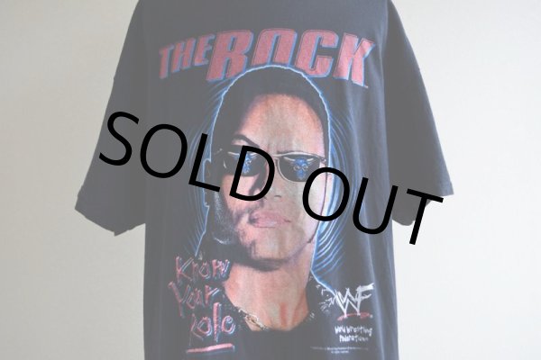 画像7: 2000s WWF THE ROCK プロレスTシャツ　 表記XL  (7)