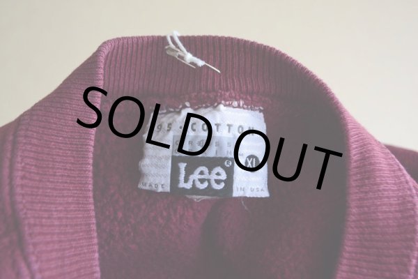画像5: 1990s Lee CROSS GRAIN リバースウィーブスウェット　 バックプリントあり　 表記XL  (5)