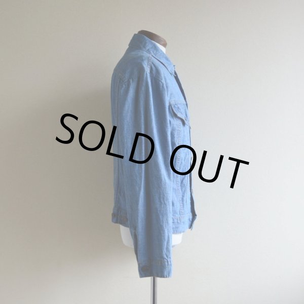 画像2: 1970s LEVI'S 70505-2415 シャンブレーGジャン  オレンジタブビッグE  表記M  (2)