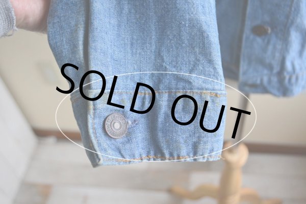 画像17: 1970s LEVI'S 70505-2415 シャンブレーGジャン  オレンジタブビッグE  表記M  (17)