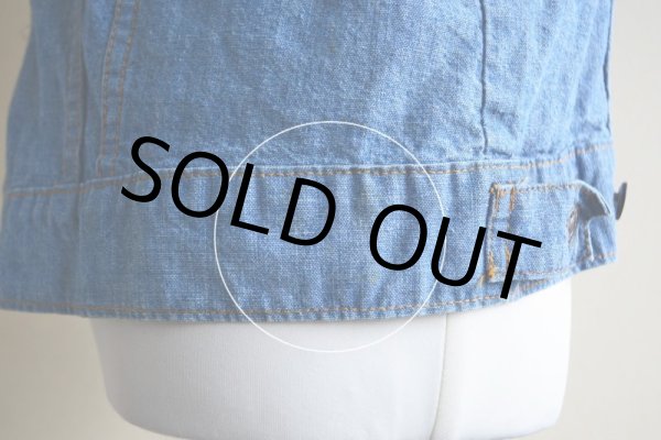 画像15: 1970s LEVI'S 70505-2415 シャンブレーGジャン  オレンジタブビッグE  表記M  (15)