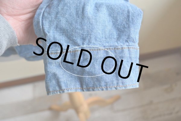 画像18: 1970s LEVI'S 70505-2415 シャンブレーGジャン  オレンジタブビッグE  表記M  (18)