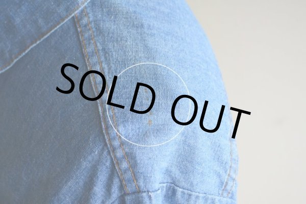 画像13: 1970s LEVI'S 70505-2415 シャンブレーGジャン  オレンジタブビッグE  表記M  (13)