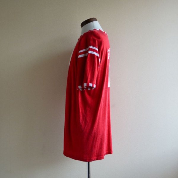 画像4: 1960s POST ナンバリングレーヨンTシャツ  表記XL  (4)