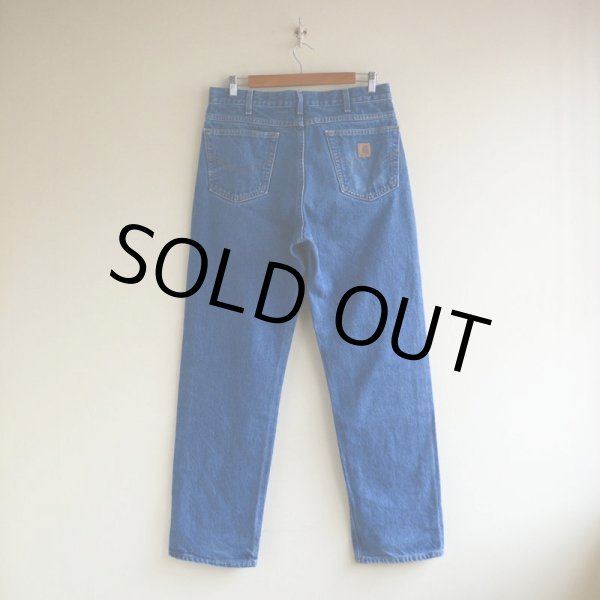 Carhartt デニムパンツ/ワークジーンズ 古着/実寸W34L3 Carhartt ワークジーンズ/デニムパンツ/21年製/古着/実寸W34L30