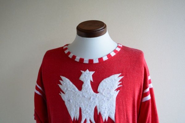 画像6: 1960s POST ナンバリングレーヨンTシャツ  表記XL  (6)