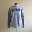画像1: 1980s Champion リバースウィーブスウェット　 MICHIGAN染み込み　 表記L  (1)