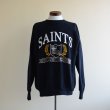 画像1: 1980s〜 NEW ORLEANS SAINTS プリントスウェット　 表記L  (1)