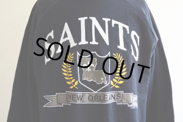 画像7: 1980s〜 NEW ORLEANS SAINTS プリントスウェット　 表記L  (7)