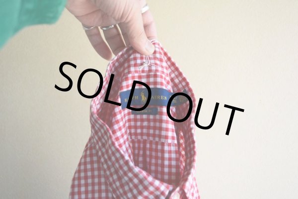 画像5: RalphLauren ボタンダウンシャツ　 ギンガムチェック　 表記XXL  (5)