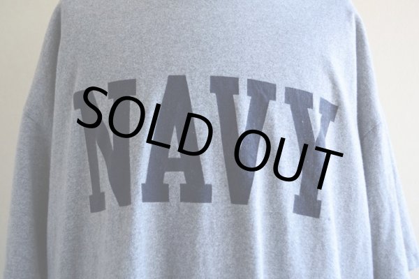画像8: 1990s The Cotton Exchange US.NAVYロゴ プリントTシャツ　 表記XXL  (8)