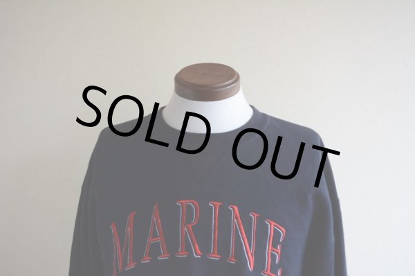 画像6: MARINE DAD 刺繍ロゴスウェット　 表記M  (6)