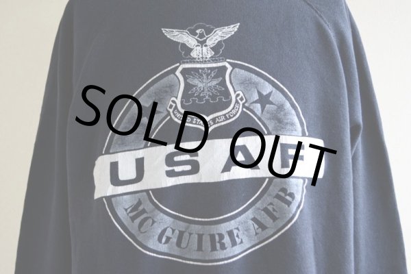 画像7: 1980s ARTEX US.AIR FORCE プリントスウェット　 表記M  (7)