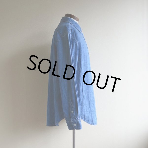 画像2: LAUREN JEANS Co. デニムシャツ　 表記WOMAN'S L  (2)