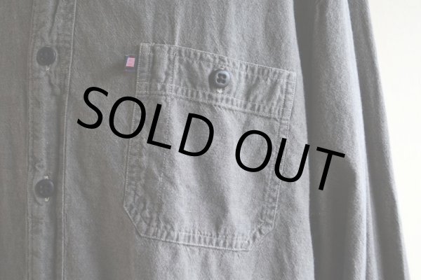 画像8: POLO JEANS Co. ブラックシャンブレーシャツ  表記XL  (8)
