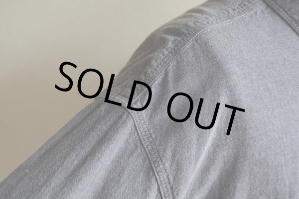 画像12: POLO JEANS Co. ブラックシャンブレーシャツ  表記XL  (12)