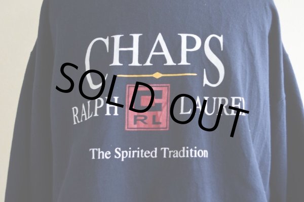 画像7: CHAPS RALPH LAUREN ロゴプリントスウェット　 表記L  (7)