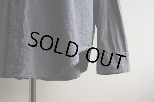 画像10: POLO JEANS Co. ブラックシャンブレーシャツ  表記XL  (10)