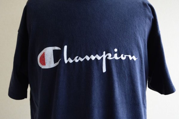 画像8: 1990s Champion ロゴプリントTシャツ  表記XL  (8)