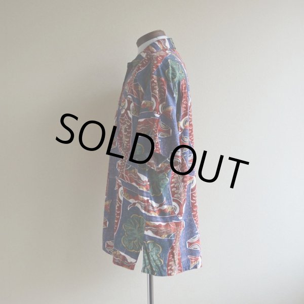 画像4: KAHALA 鯉柄 レーヨンアロハシャツ　 表記M  (4)