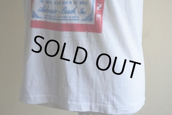 画像14: 1970s Budweiser リンガーTシャツ　 実寸S  (14)