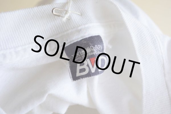 画像5: 1980s BVD プレーンTシャツ　 100％ COTTON　 表記XXL  (5)