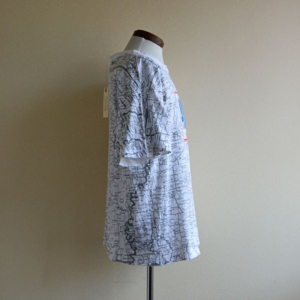 画像2: 1990s ARKANSAS マップTシャツ  表記L  (2)