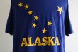画像8: 1980s ALASKA 州旗プリントTシャツ　 表記L  (8)