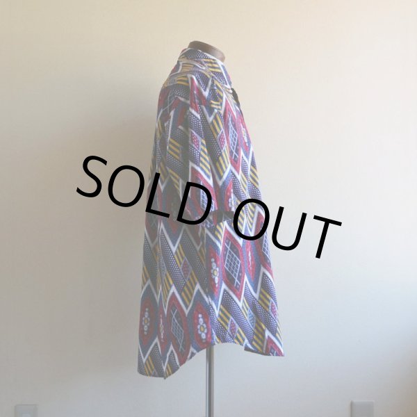 画像2: 1990s TOMMY HILFIGER 総柄 半袖シャツ　 表記L  (2)