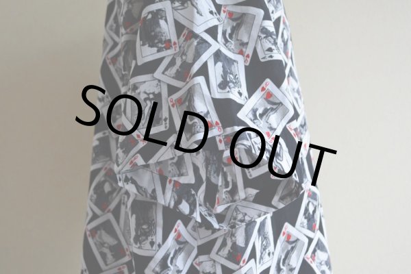 画像9: C-TWO セクシートランプ柄 ポリエステルシャツ  表記L  (9)