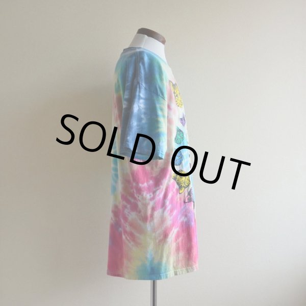 画像2: 猫タイダイTシャツ　 表記XL  (2)