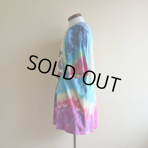 画像4: 猫タイダイTシャツ　 表記XL  (4)