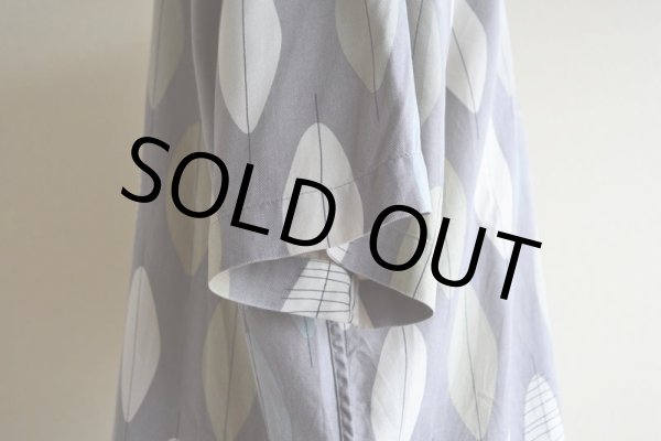 画像12: BACHRACH 総柄シルクシャツ　 ヘリンボーン　 表記M  (12)