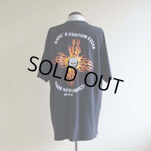 画像3: 1990s DAVE'S CUSTOM CYCLE  モーターサイクルTシャツ　 セクシープリント　 表記XL  (3)
