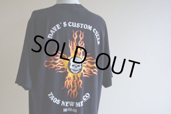 画像12: 1990s DAVE'S CUSTOM CYCLE  モーターサイクルTシャツ　 セクシープリント　 表記XL  (12)