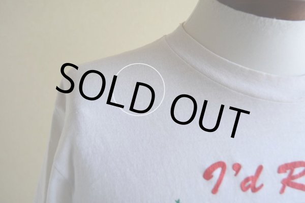 画像12: 1980s I'ｄ Rather Be Fishing Tシャツ　 表記L  (12)