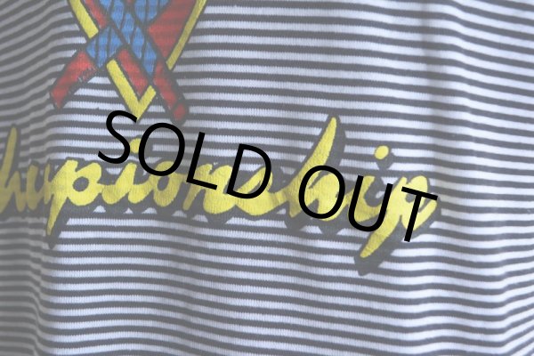 画像10: 1990s TENNIS ボーダーTシャツ　 表記L  (10)