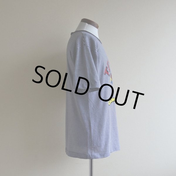 画像2: 1990s TENNIS ボーダーTシャツ　 表記L  (2)