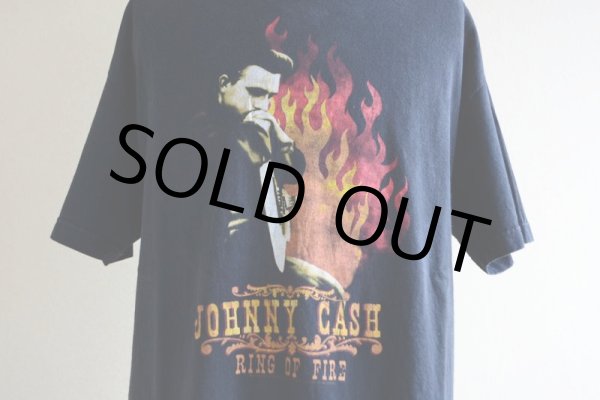 画像8: 2000s JOHNNY CASH RING OF FIRE Tシャツ　 表記L  (8)