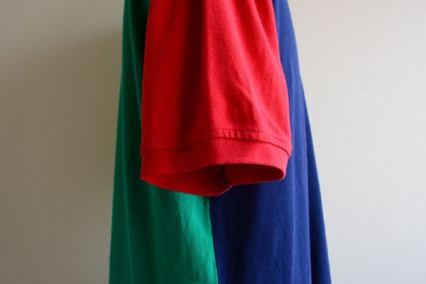 画像12: 1990s TOMMY HILFIGER 半袖ポロシャツ  クレイジーパターン  表記M  (12)