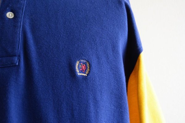 画像10: 1990s TOMMY HILFIGER 半袖ポロシャツ  クレイジーパターン  表記M  (10)