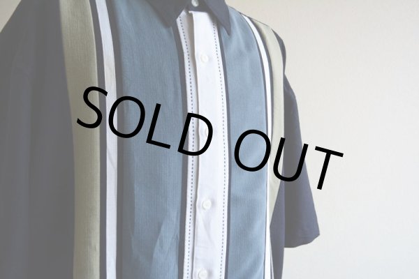 画像7: GEOFFREY BEENE ラインデザインシャツ　 表記XL  (7)