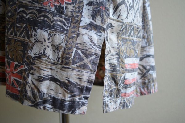 画像9: Excellent OF HAWAIIAN コットンアロハシャツ  表記L  (9)