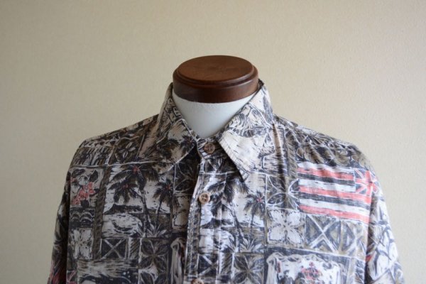 画像6: Excellent OF HAWAIIAN コットンアロハシャツ  表記L  (6)