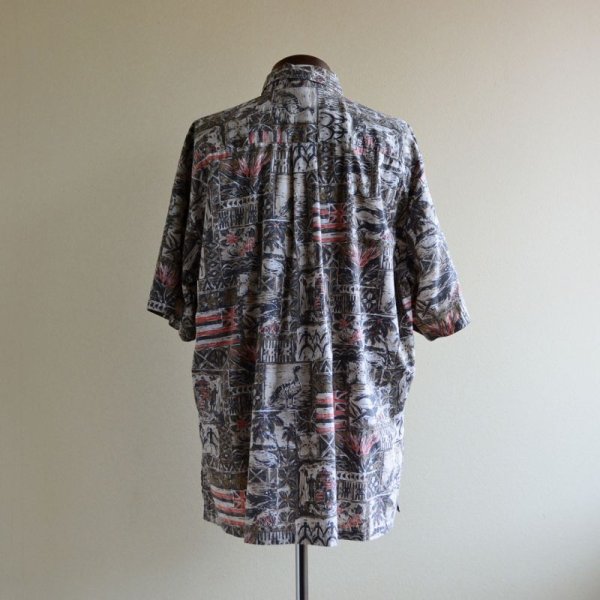 画像3: Excellent OF HAWAIIAN コットンアロハシャツ  表記L  (3)