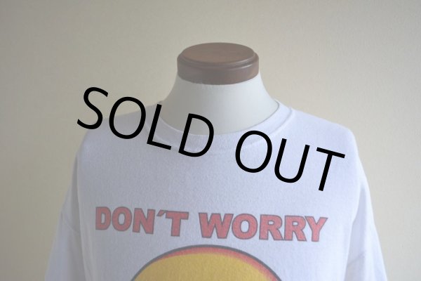 画像5: 1990s〜 DON’T WORRY GET STONED スマイルTシャツ　 実寸L  (5)