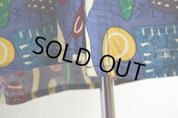 画像10: Pierre Cardin 総柄レーヨンシャツ　 表記XL  (10)