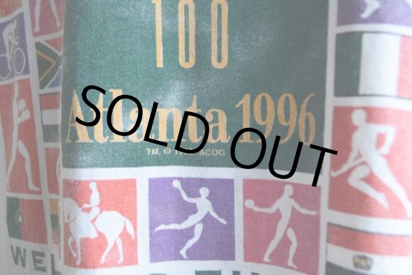 画像8: 1990s Champion ATLANTA1996 プリントTシャツ　 表記L  (8)